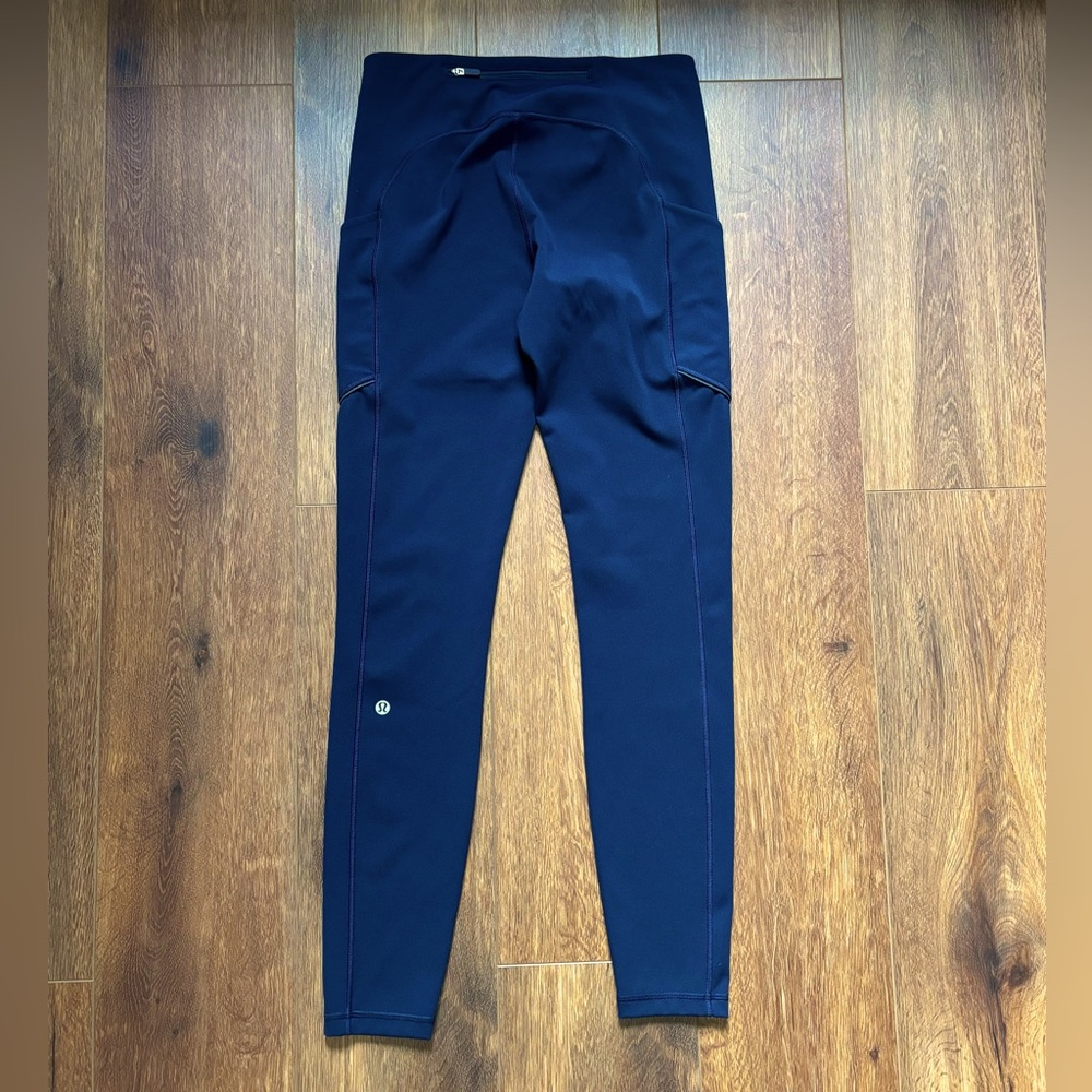 Lululemon Navy Blue Leggings - Picture 3 of 9